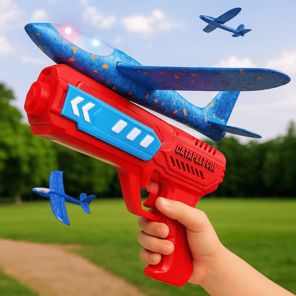 Airplane glider gun for kids