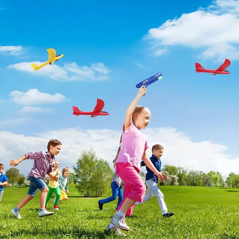 Airplane glider gun for kids