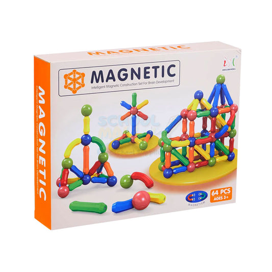Magnetic Building Blocks (64 Pieces)