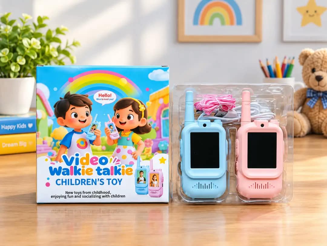Kids Walkie Talkie Set (Pink & Blue)