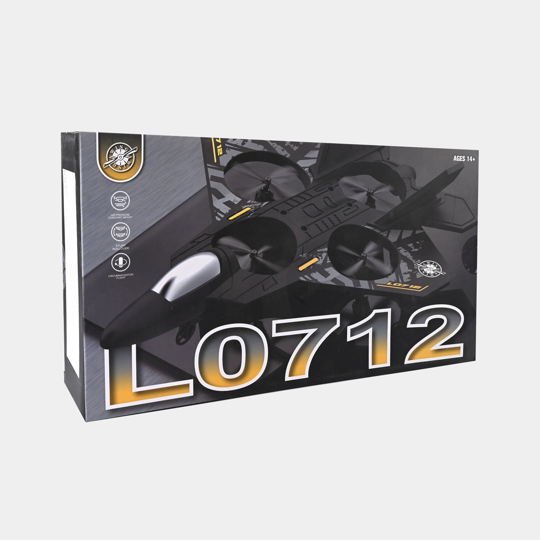 RC Fighter Jet Drone (Foam Glider with LED Lights)