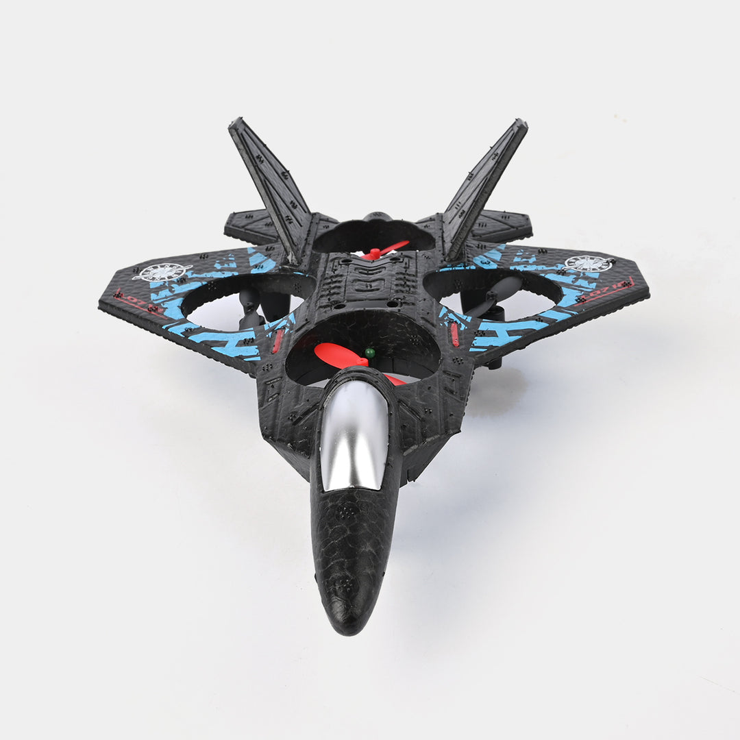 RC Fighter Jet Drone (Foam Glider with LED Lights)